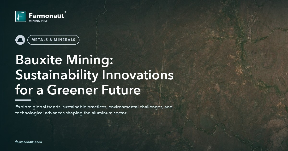 Bauxite Mining: Sustainability Innovations For A Greener Future