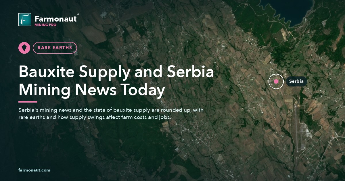 Bauxite Supply And Serbia Mining News Today