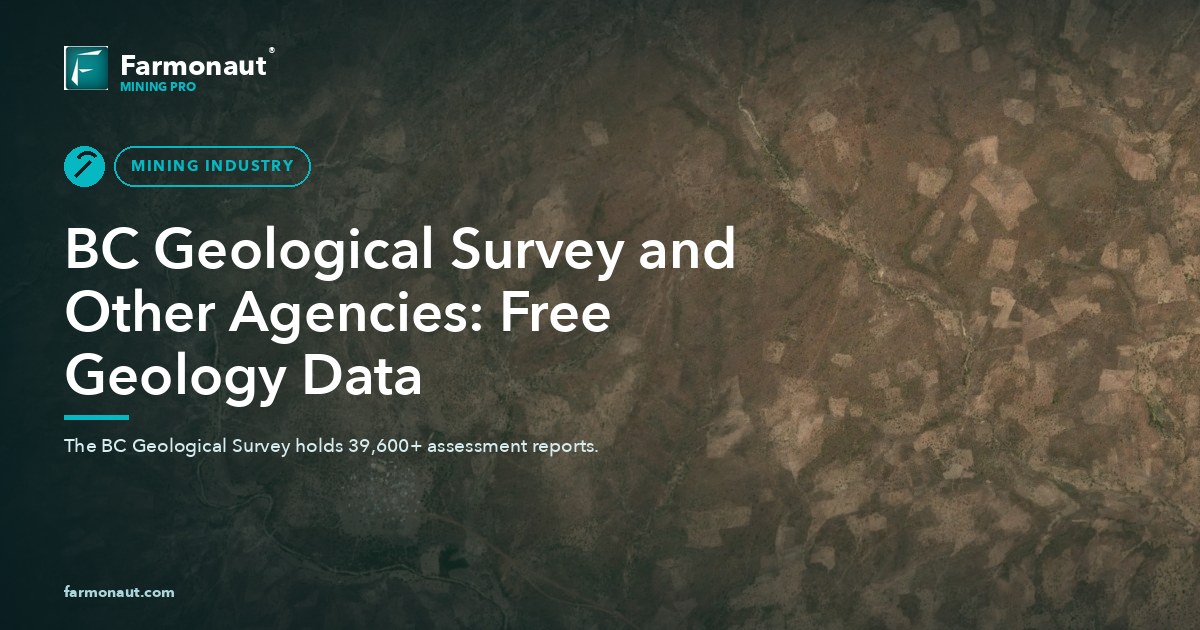 Bc Geological Survey And Other Agencies: Free Geology Data