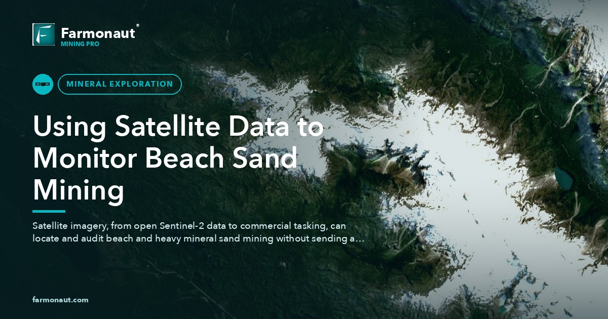 Using Satellite Data To Monitor Beach Sand Mining
