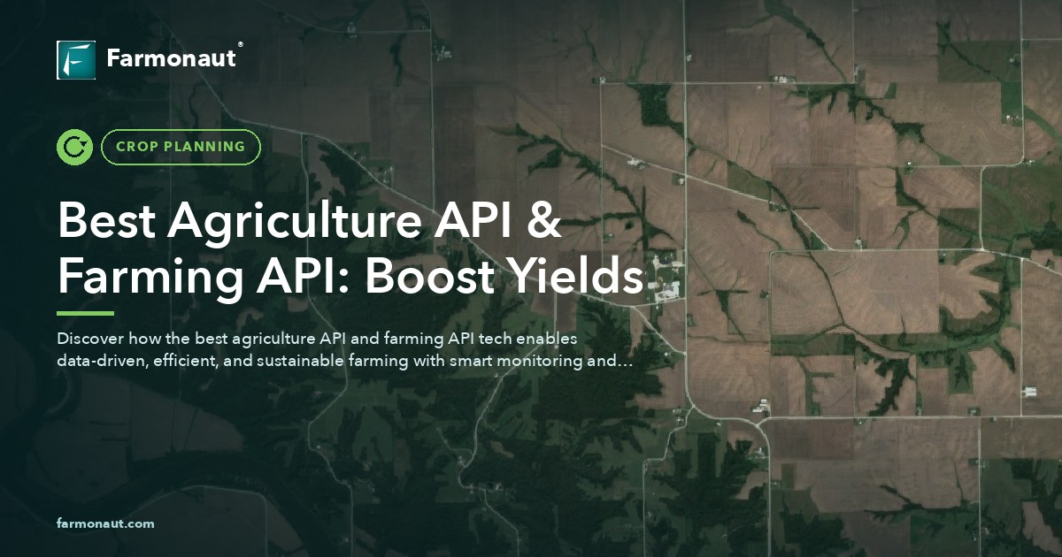 Best Agriculture Api &Amp; Farming Api: Boost Yields