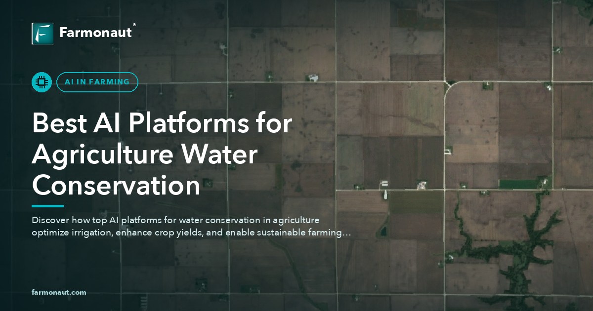 Best Ai Platforms For Agriculture Water Conservation