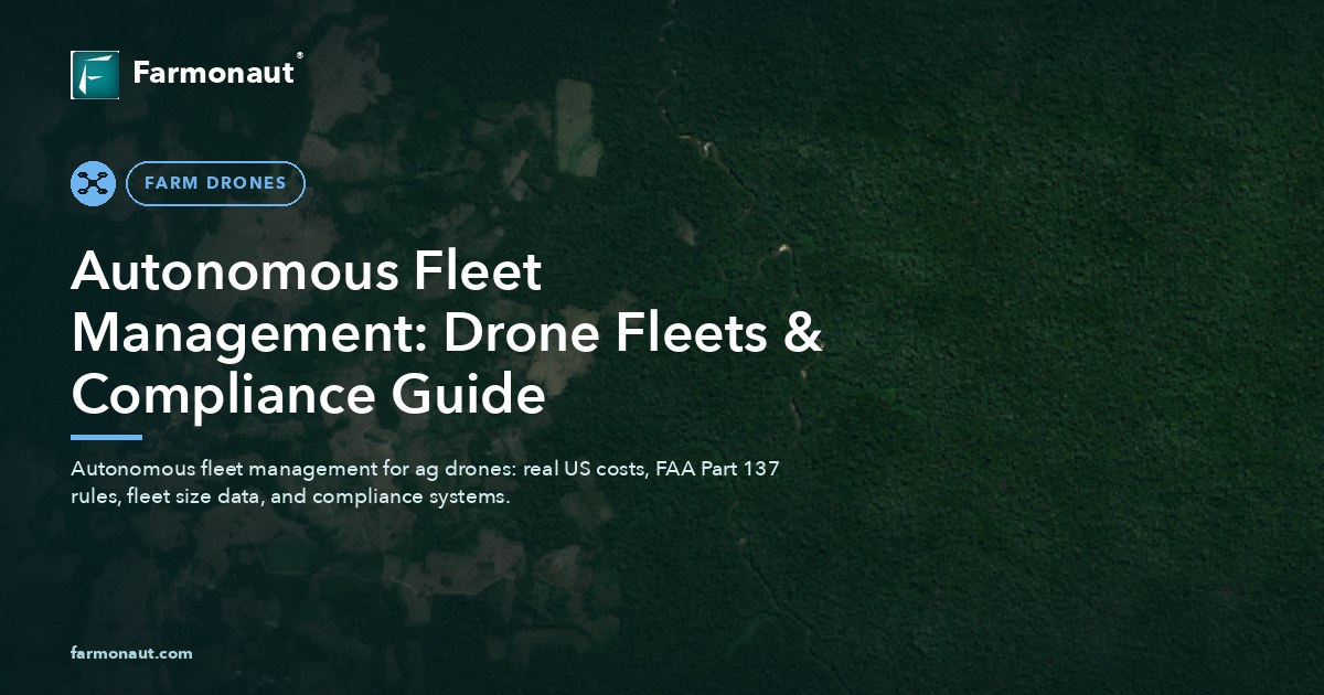 Autonomous Fleet Management: Drone Fleets &Amp; Compliance Guide