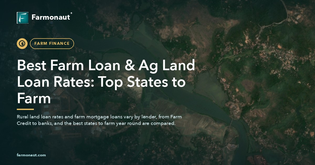 Best Farm Loan &Amp; Ag Land Loan Rates: Top States To Farm