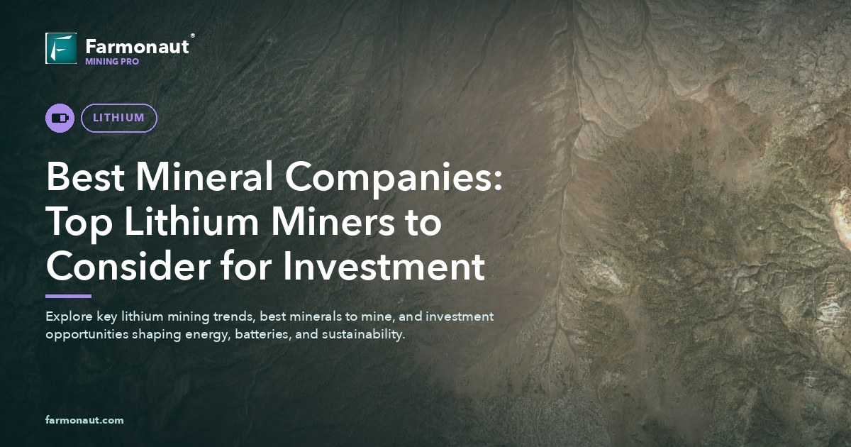 Best Mineral Companies: Top Lithium Miners To Consider For Investment