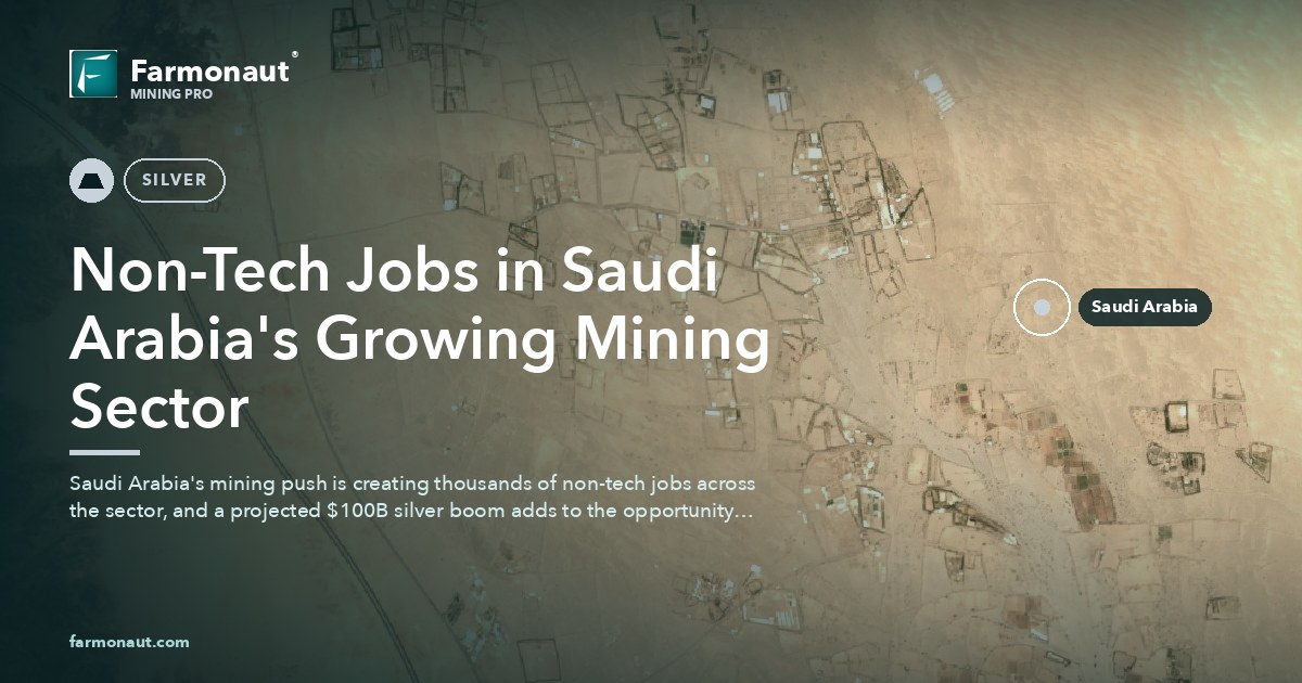 Non-Tech Jobs In Saudi Arabia'S Growing Mining Sector
