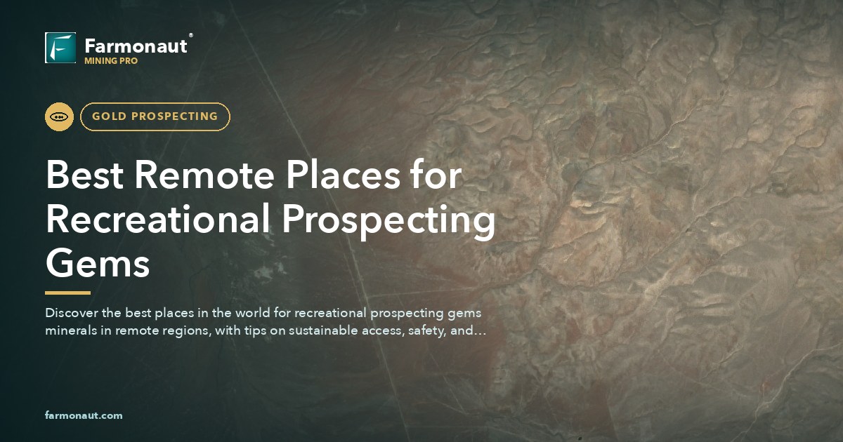 Best Remote Places For Recreational Prospecting Gems