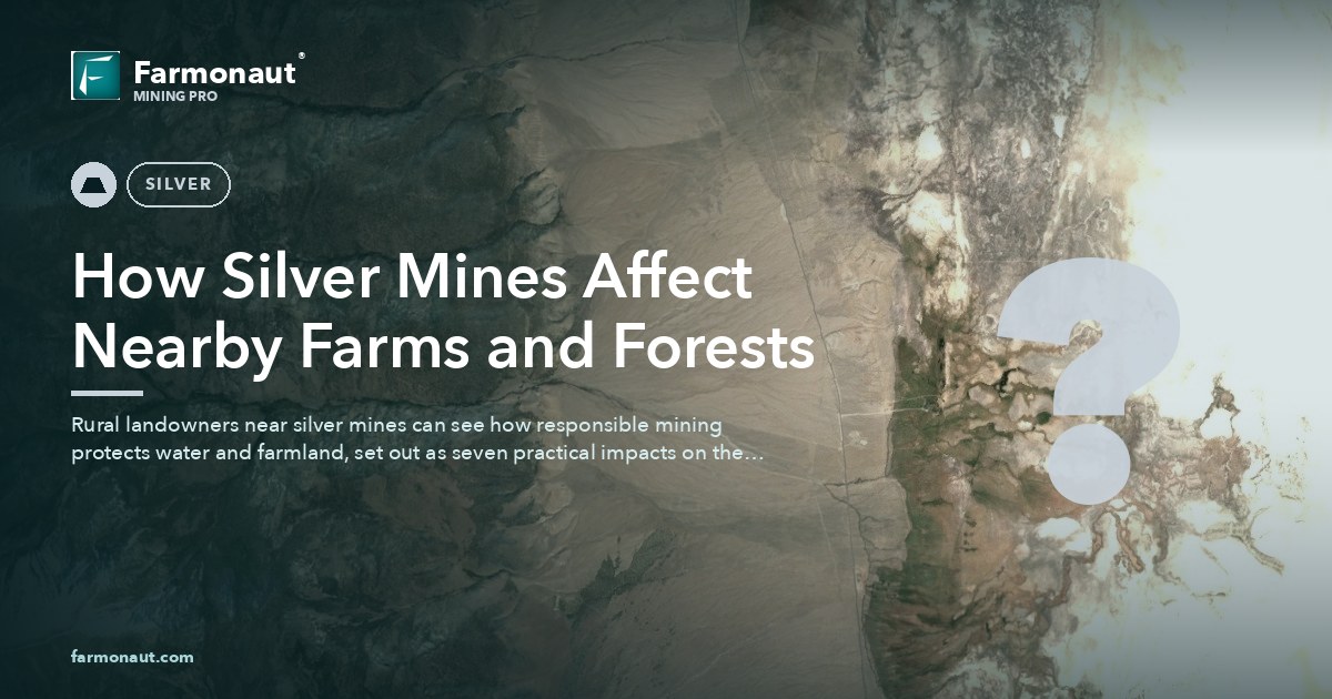 How Silver Mines Affect Nearby Farms And Forests