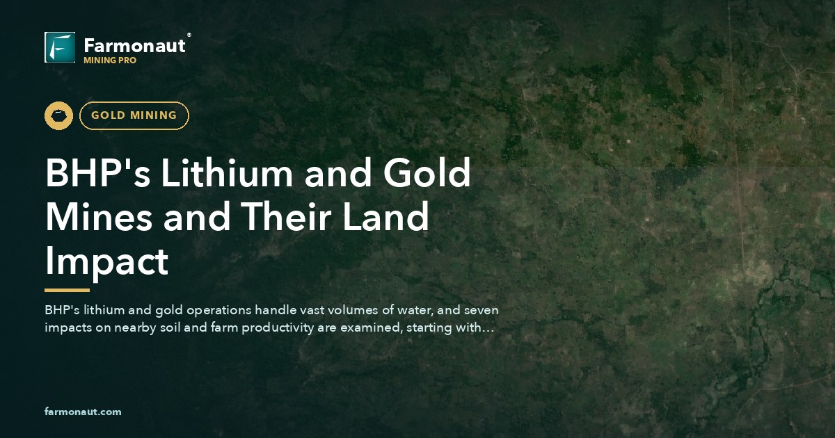 Bhp'S Lithium And Gold Mines And Their Land Impact