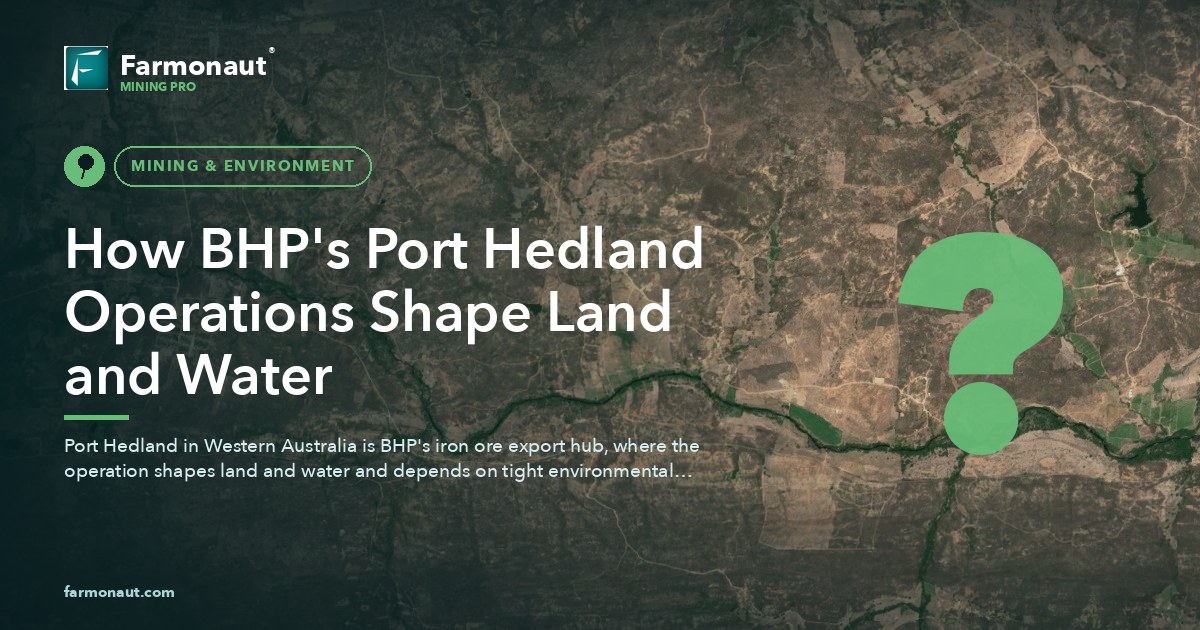 How Bhp'S Port Hedland Operations Shape Land And Water