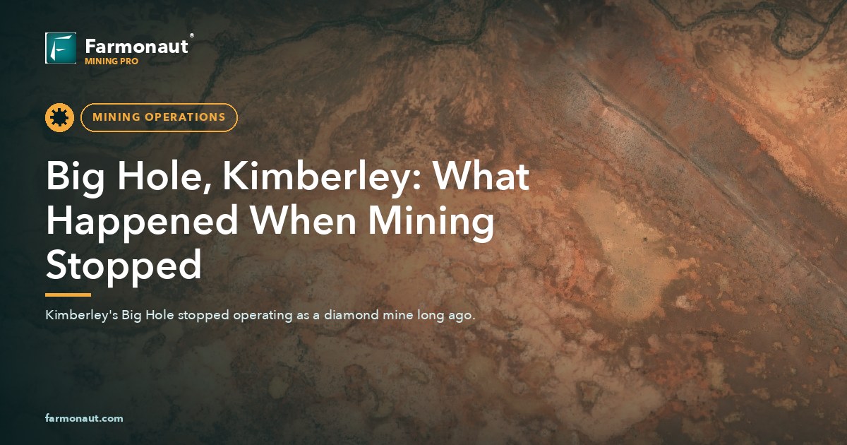 Big Hole, Kimberley: What Happened When Mining Stopped