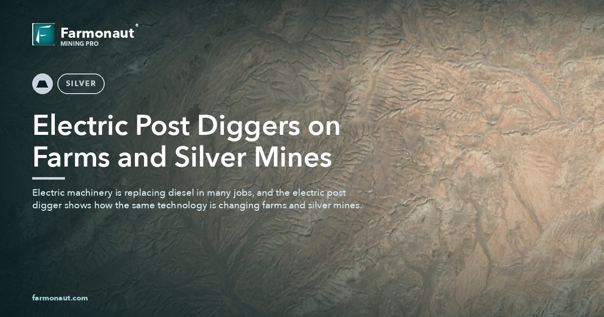 Electric Post Diggers On Farms And Silver Mines