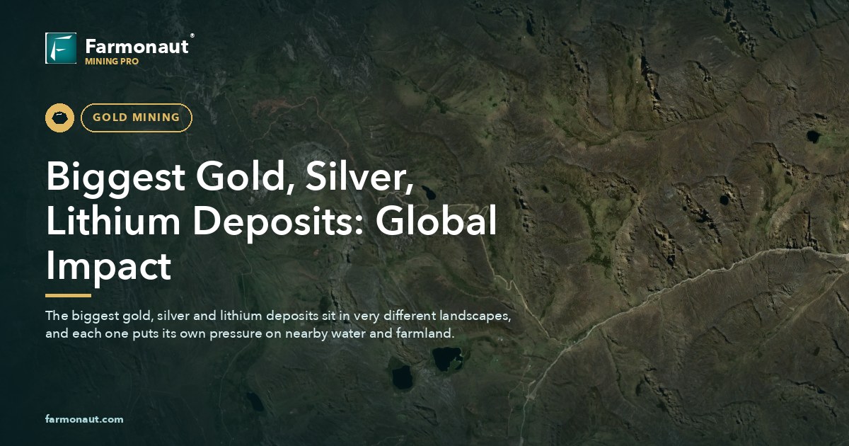 Biggest Gold, Silver, Lithium Deposits: Global Impact
