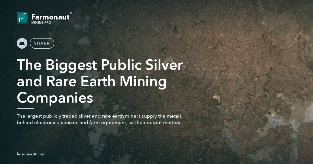 The Biggest Public Silver And Rare Earth Mining Companies