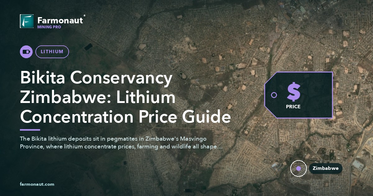 Bikita Conservancy Zimbabwe: Lithium Concentration Price Guide