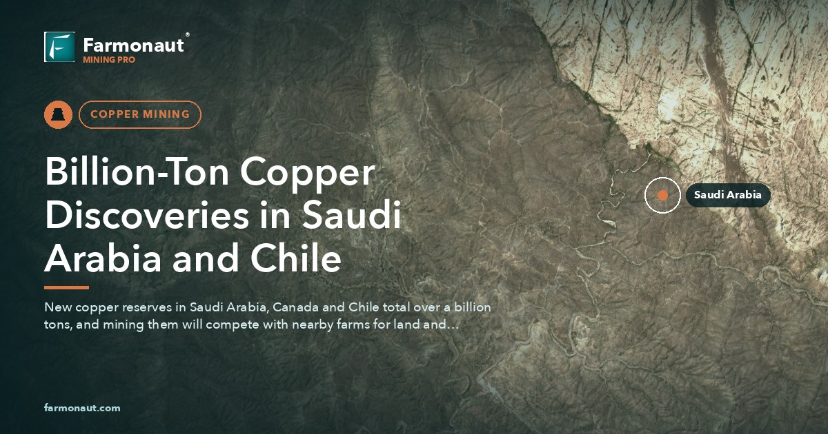 Billion-Ton Copper Discoveries In Saudi Arabia And Chile