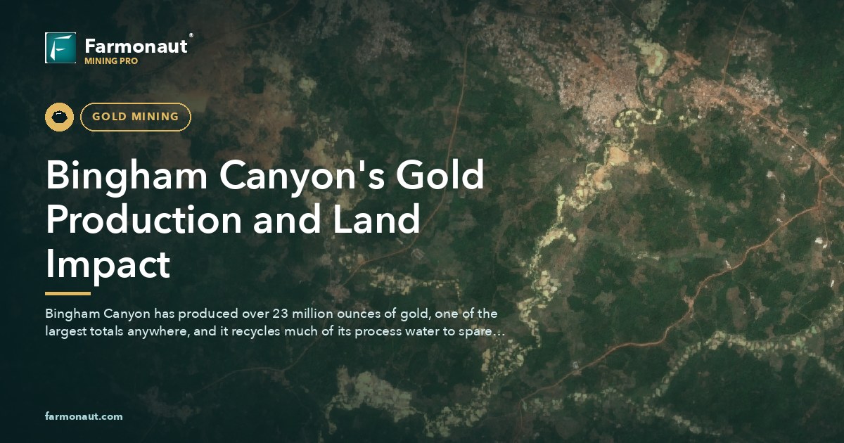 Bingham Canyon'S Gold Production And Land Impact