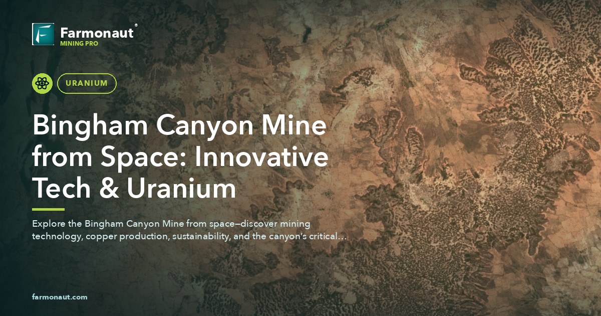 Bingham Canyon Mine From Space: Innovative Tech &Amp; Uranium