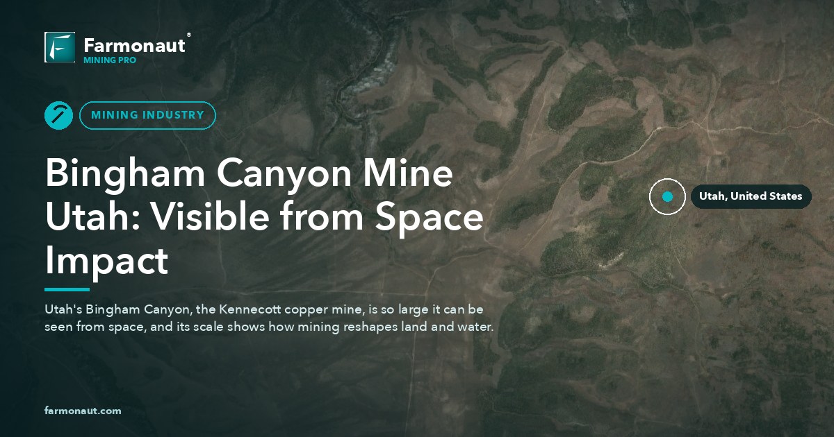Bingham Canyon Mine Utah: Visible From Space Impact