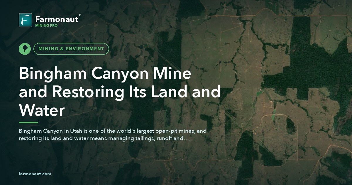 Bingham Canyon Mine And Restoring Its Land And Water