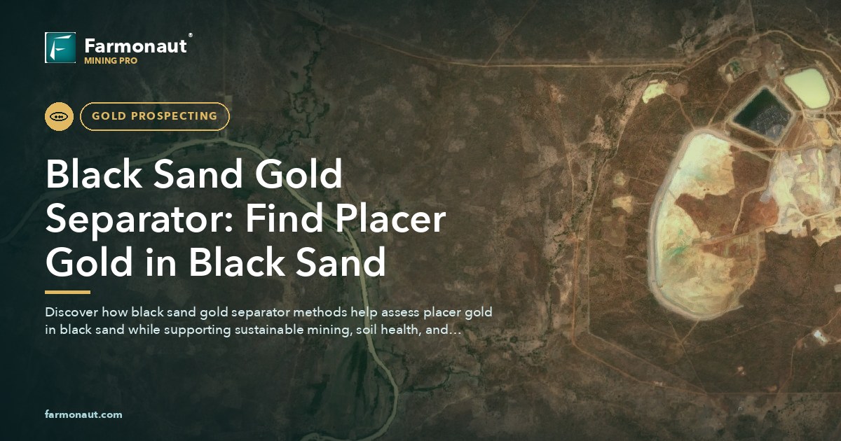 Black Sand Gold Separator: Find Placer Gold In Black Sand