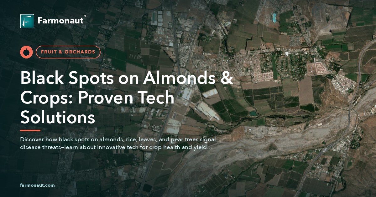 Black Spots On Almonds &Amp; Crops: Proven Tech Solutions
