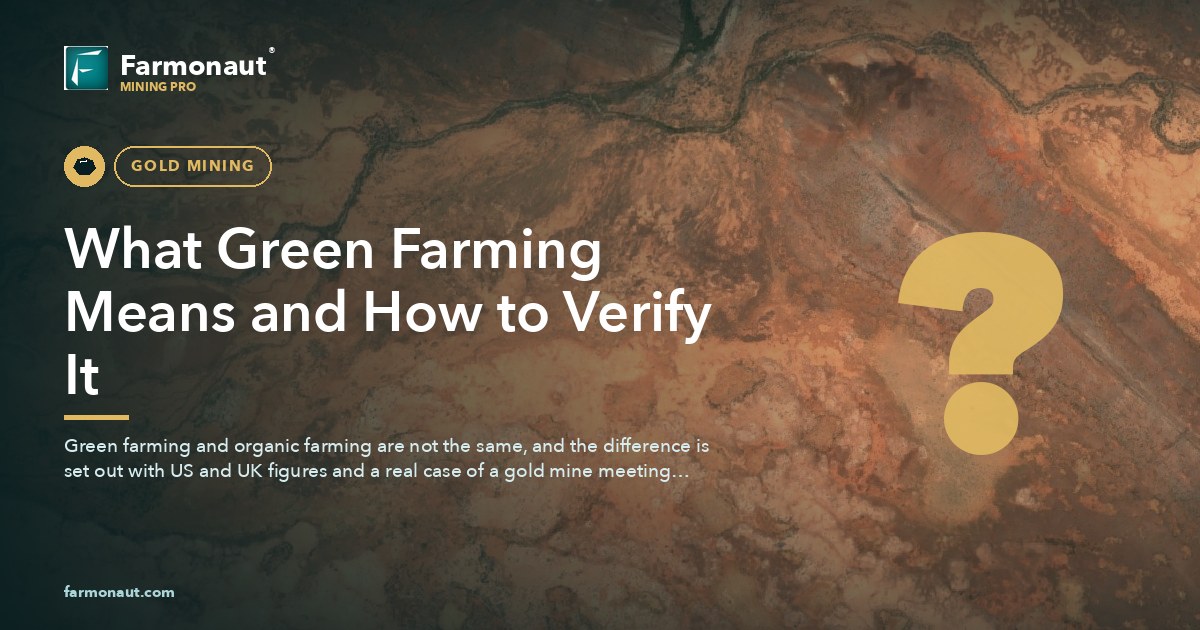 What Green Farming Means And How To Verify It