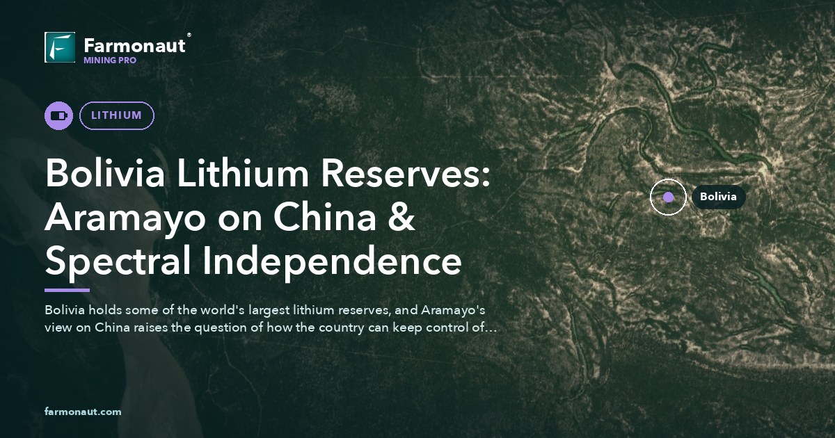Bolivia Lithium Reserves: Aramayo On China &Amp; Spectral Independence
