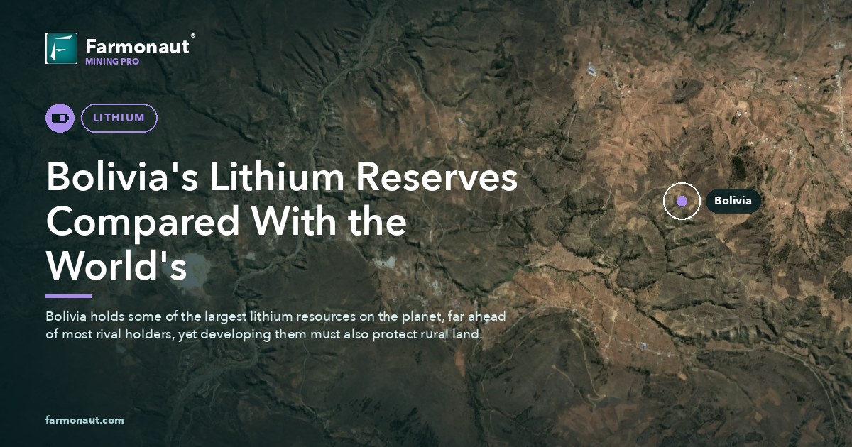 Bolivia'S Lithium Reserves Compared With The World'S