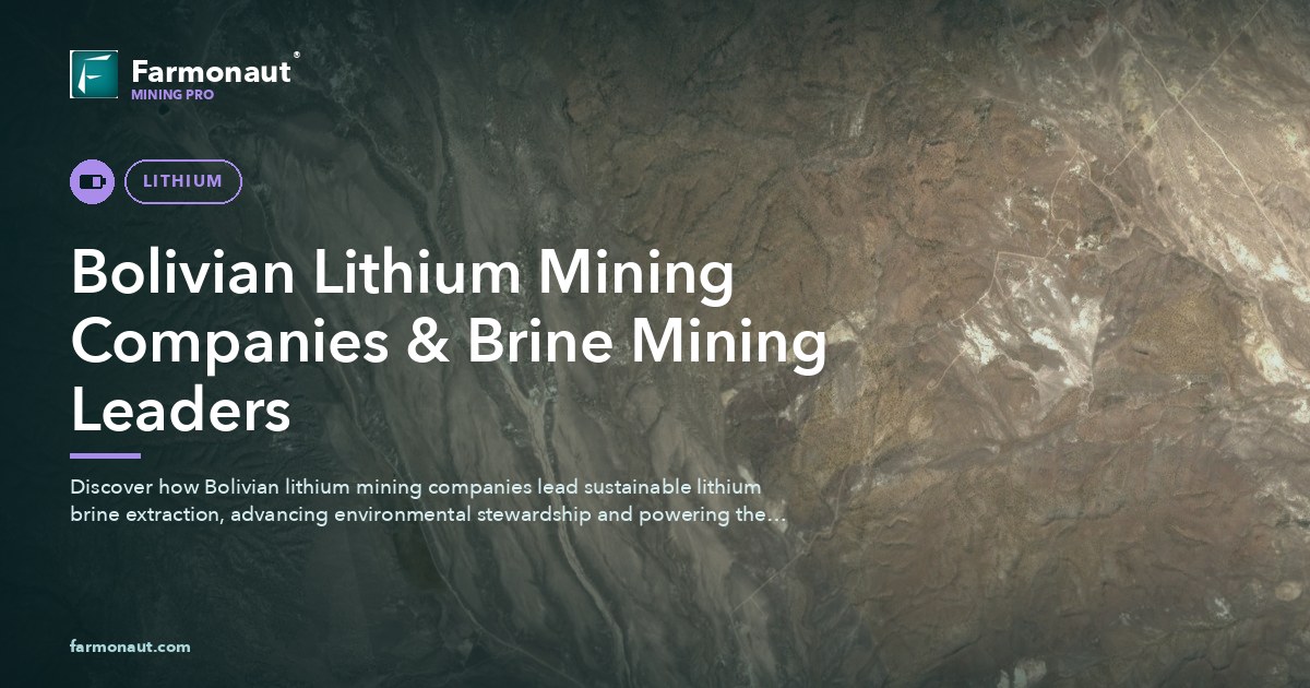 Bolivian Lithium Mining Companies &Amp; Brine Mining Leaders