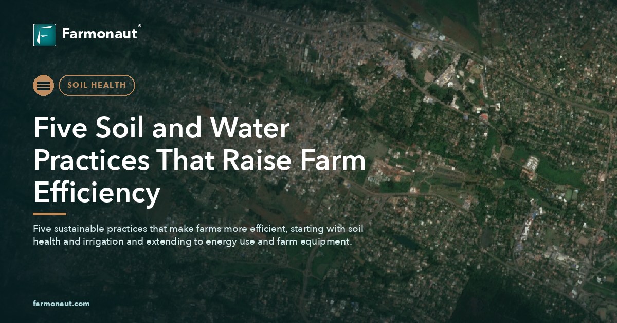 Five Soil And Water Practices That Raise Farm Efficiency