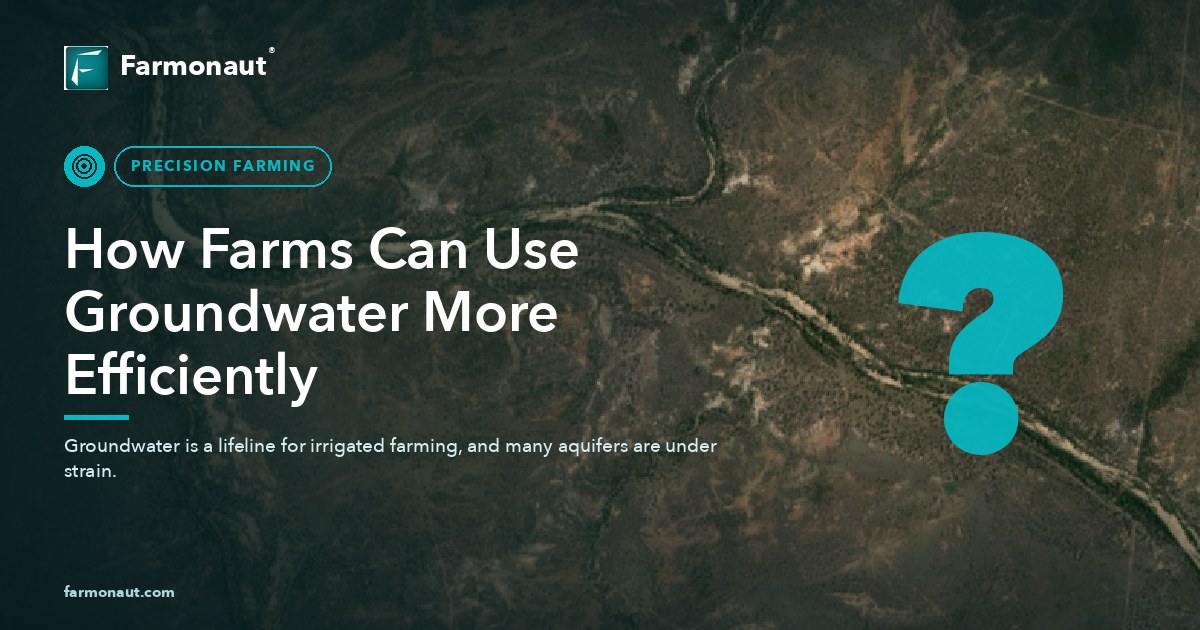 How Farms Can Use Groundwater More Efficiently