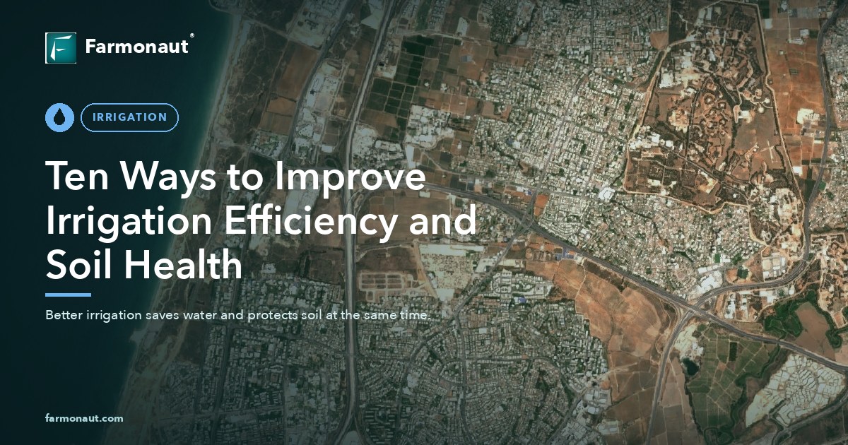 Ten Ways To Improve Irrigation Efficiency And Soil Health