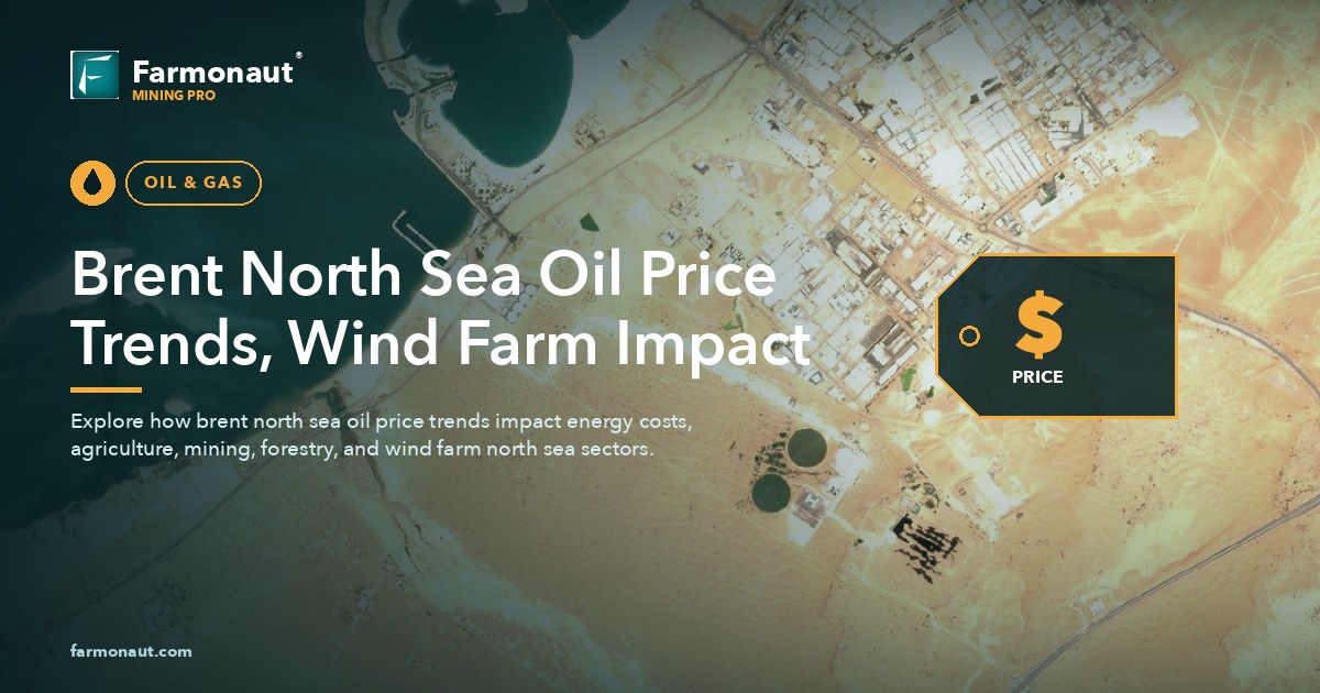 Brent North Sea Oil Price Trends, Wind Farm Impact