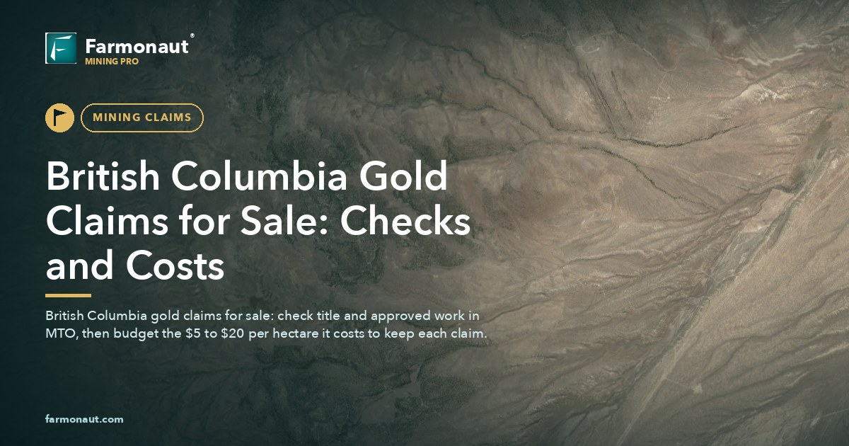 British Columbia Gold Claims For Sale: Checks And Costs