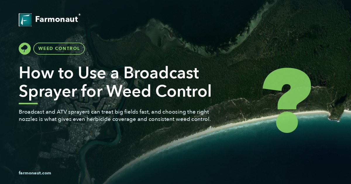 How To Use A Broadcast Sprayer For Weed Control