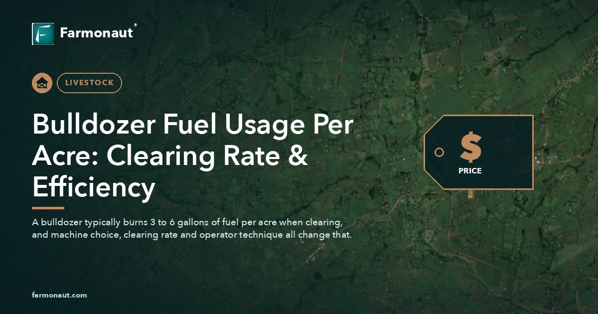 Bulldozer Fuel Usage Per Acre: Clearing Rate &Amp; Efficiency