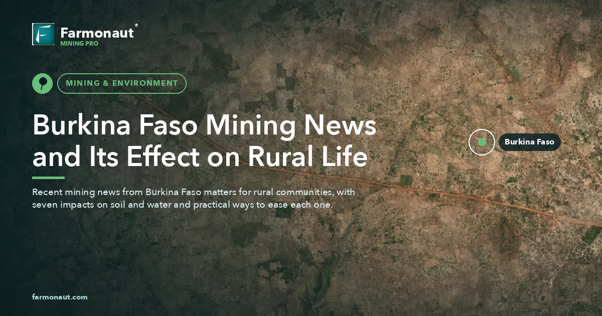 Burkina Faso Mining News And Its Effect On Rural Life