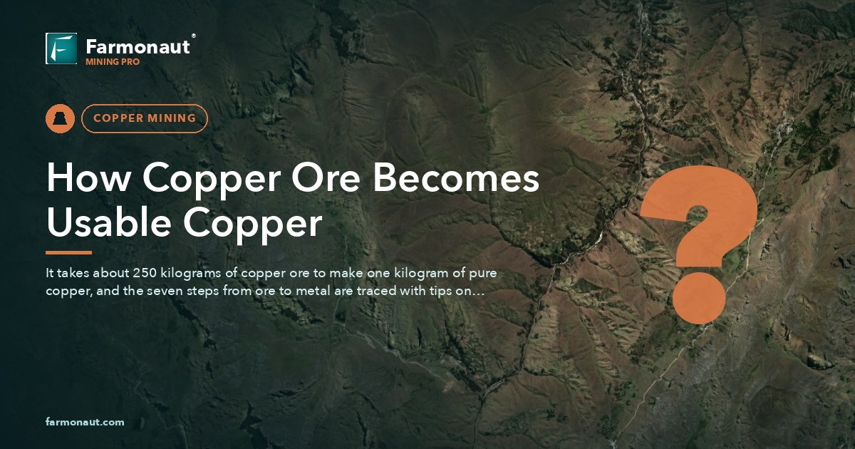 How Copper Ore Becomes Usable Copper