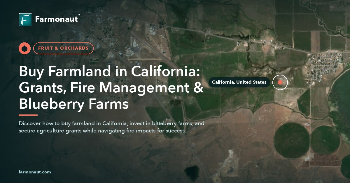 Buy Farmland In California: Grants, Fire Management &Amp; Blueberry Farms