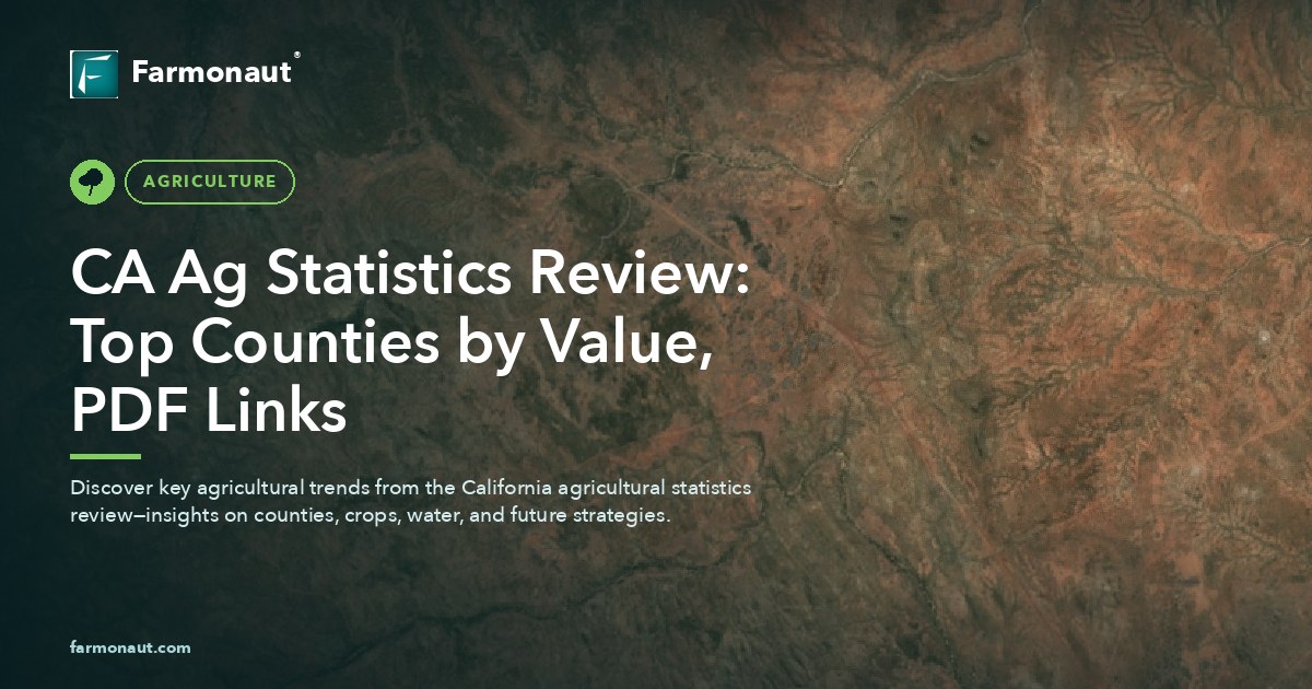 Ca Ag Statistics Review: Top Counties By Value, Pdf Links