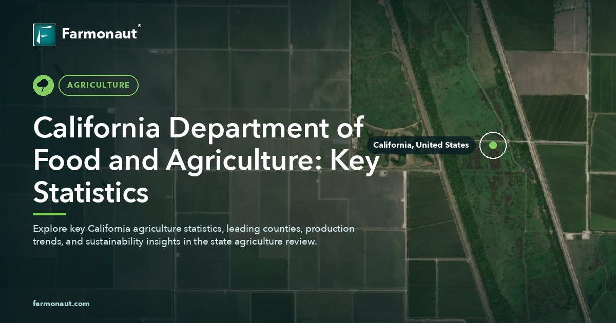 California Department Of Food And Agriculture: Key Statistics