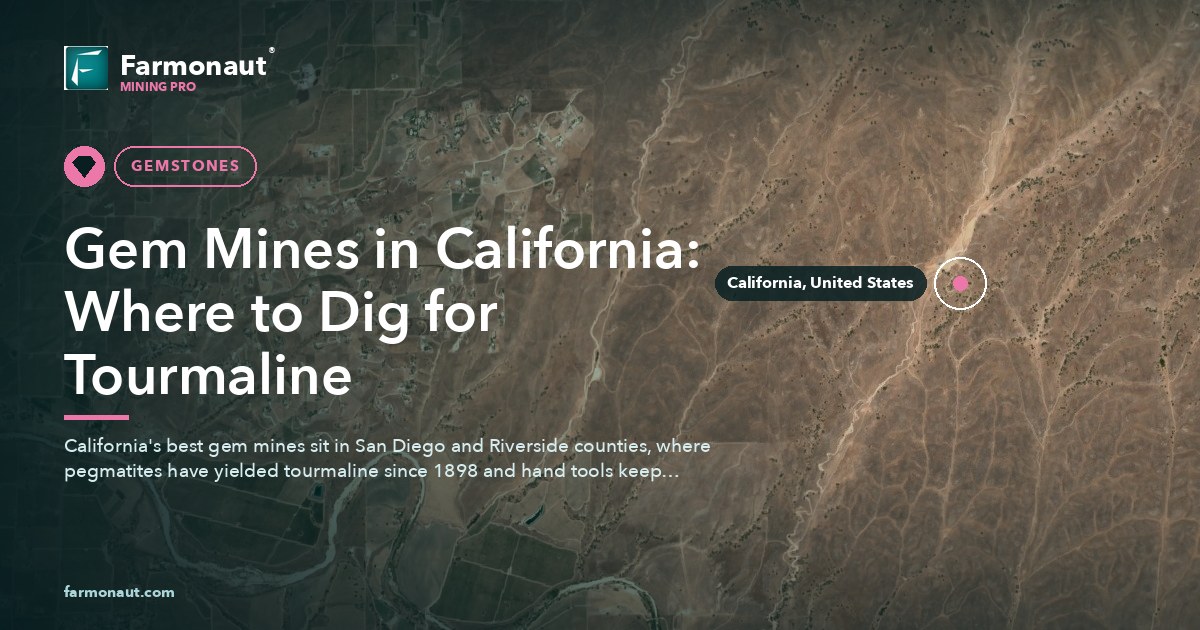 Gem Mines In California: Where To Dig For Tourmaline