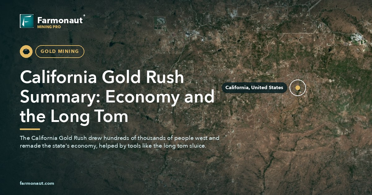 California Gold Rush Summary: Economy And The Long Tom