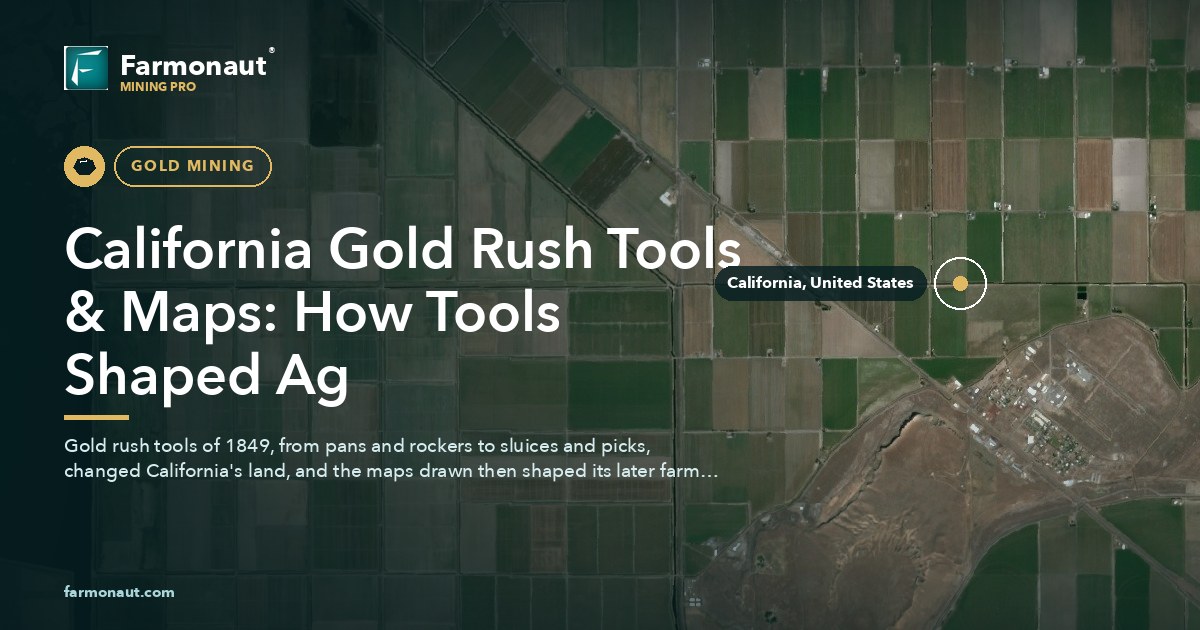 California Gold Rush Tools &Amp; Maps: How Tools Shaped Ag
