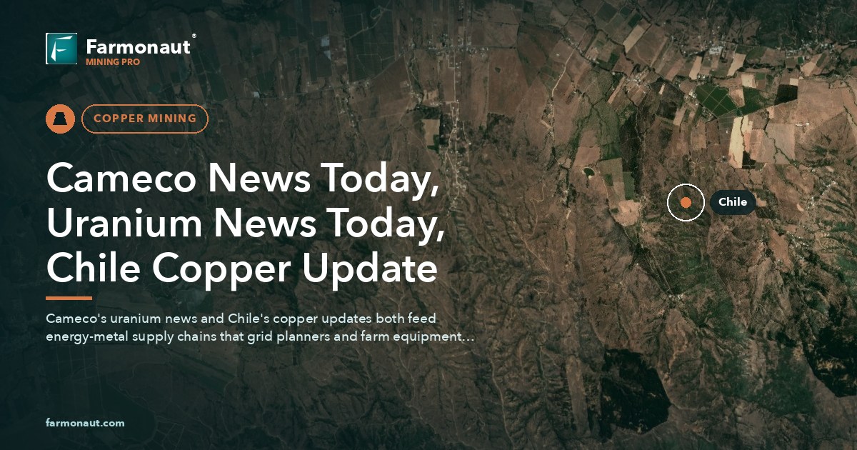 Cameco News Today, Uranium News Today, Chile Copper Update