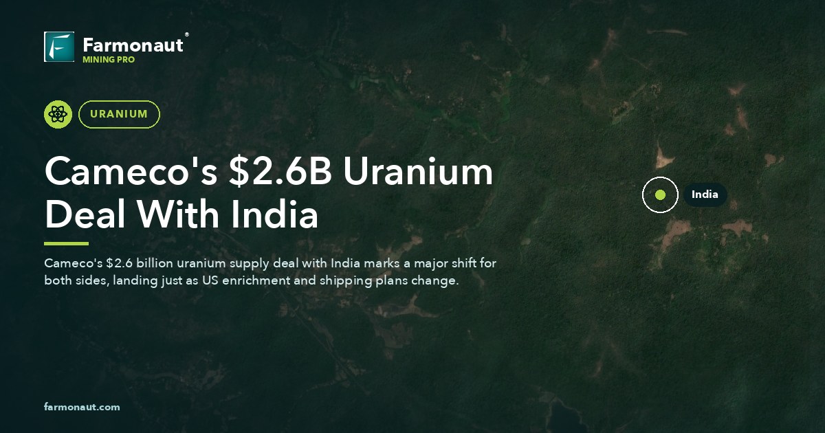 Cameco'S $2.6B Uranium Deal With India