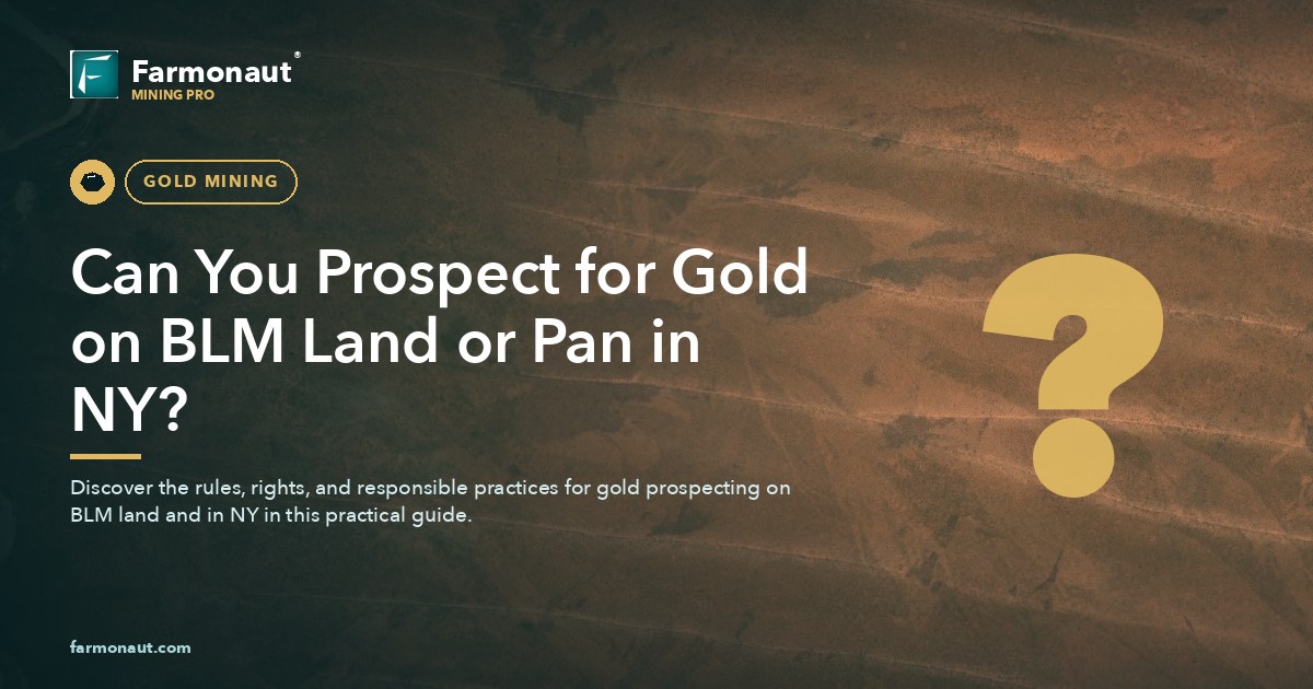 Can You Prospect For Gold On Blm Land Or Pan In Ny?