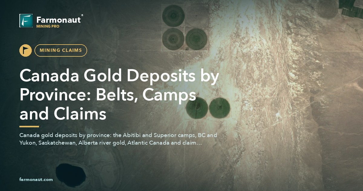 Canada Gold Deposits By Province: Belts, Camps And Claims