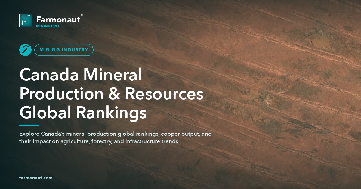 Canada Mineral Production &Amp; Resources Global Rankings